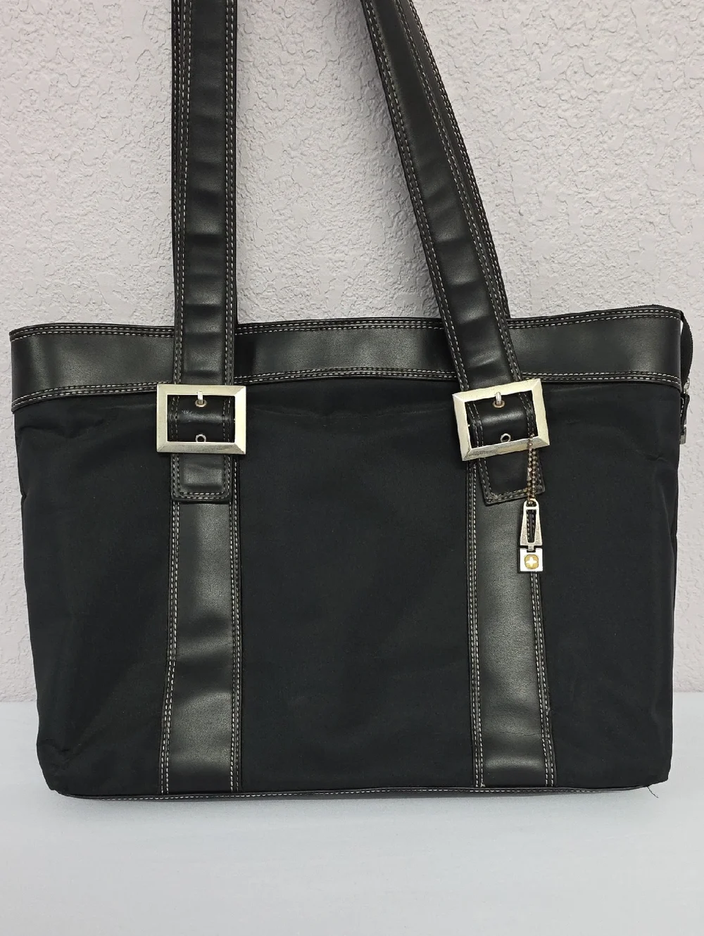 SwissGear Black Laptop Office Carryall Tote Purse Bag Large